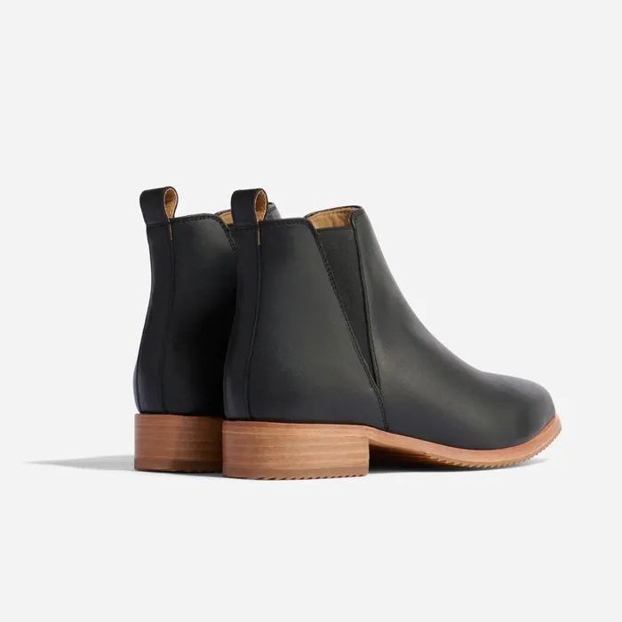Women Nisolo Boots Eva Everyday Chelsea Boot Black