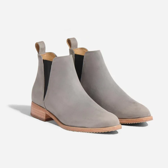 Women Nisolo Boots Eva Everyday Chelsea Boot Grey