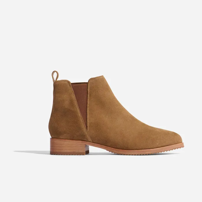 Women Nisolo Boots Eva Everyday Chelsea Boot Taupe Suede