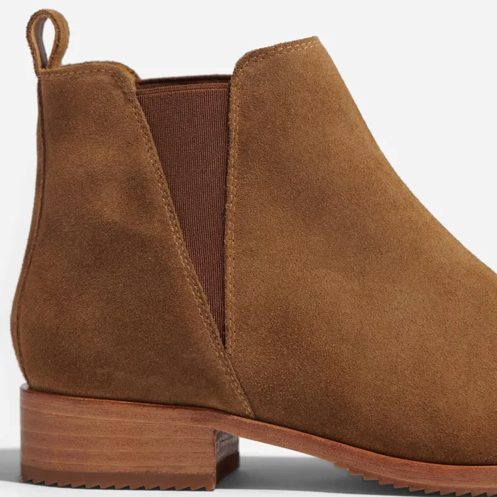 Women Nisolo Boots Eva Everyday Chelsea Boot Taupe Suede