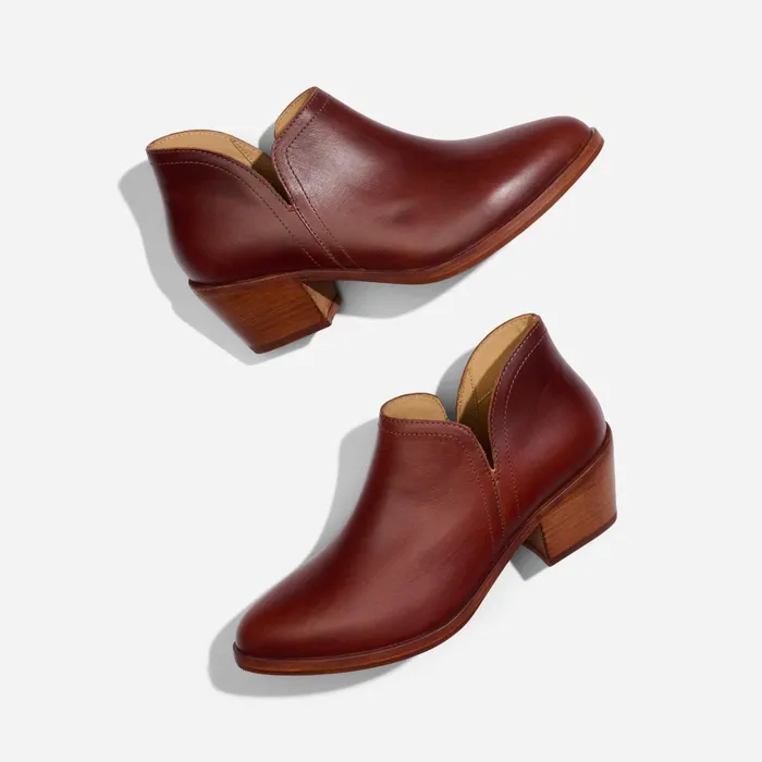 Women Nisolo Boots Mia Everyday Ankle Bootie Auburn