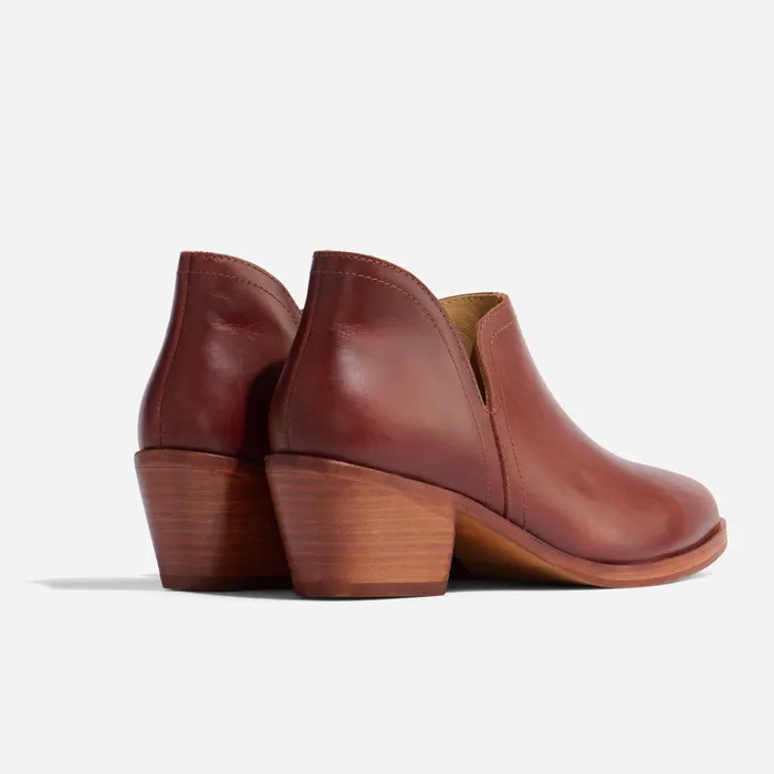 Women Nisolo Boots Mia Everyday Ankle Bootie Auburn