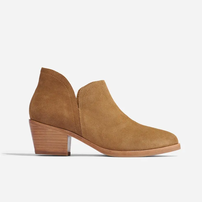 Women Nisolo Boots Mia Everyday Ankle Bootie Taupe Suede
