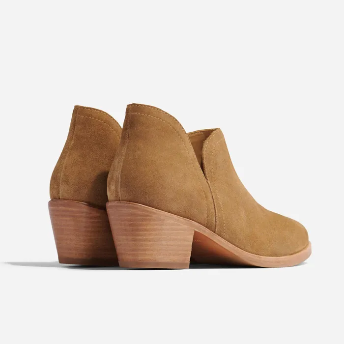 Women Nisolo Boots Mia Everyday Ankle Bootie Taupe Suede