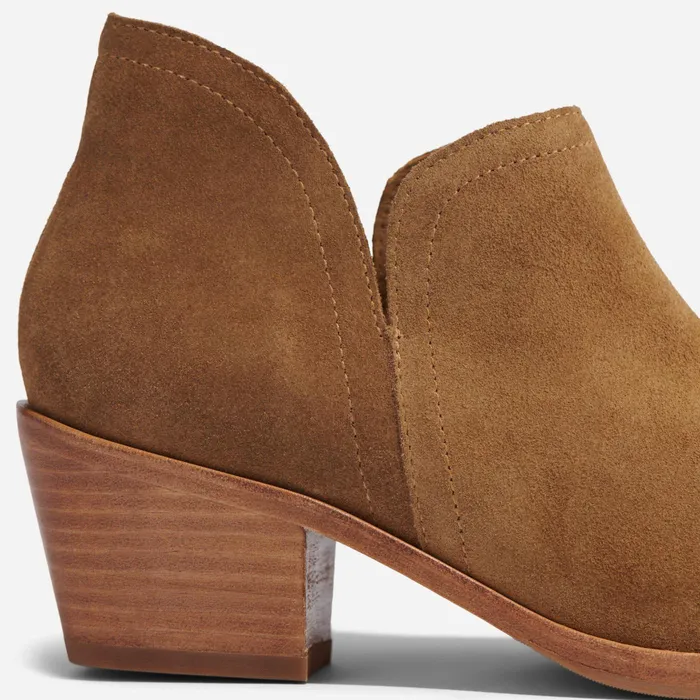 Women Nisolo Boots Mia Everyday Ankle Bootie Taupe Suede