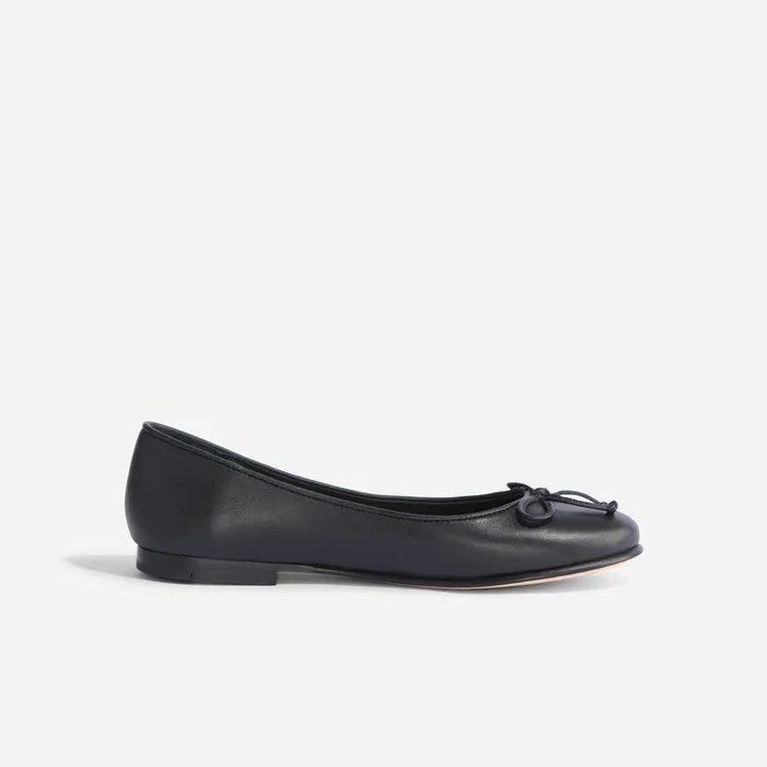 Women Nisolo Flats and Slip Ons Bea GoTo Ballet Black