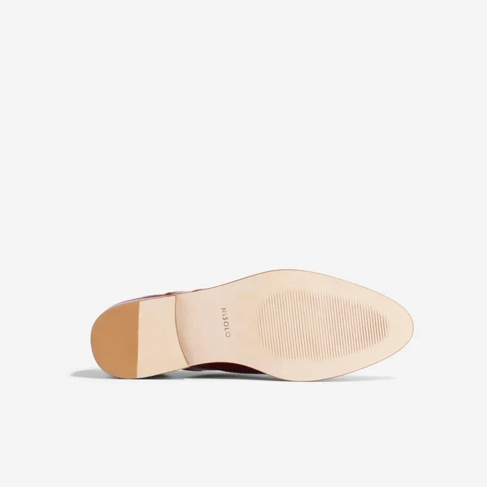 Women Nisolo Flats and Slip Ons Emma D039Orsay Oxford 20 Brandy
