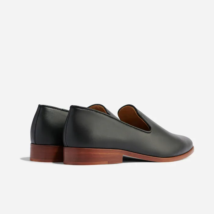Women Nisolo Flats and Slip Ons Everyday Slip On Loafer Black