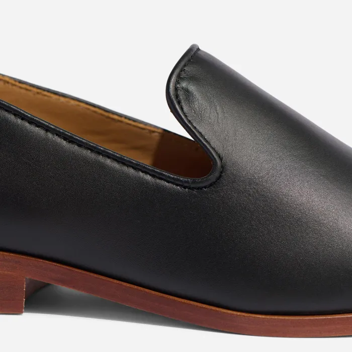 Women Nisolo Flats and Slip Ons Everyday Slip On Loafer Black