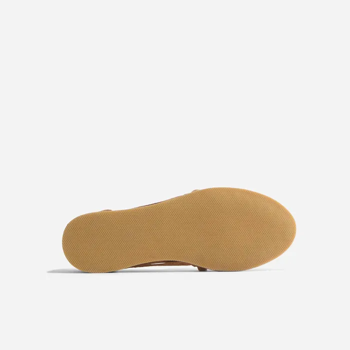 Women Nisolo Flats and Slip Ons Huarache Sandal Caramel