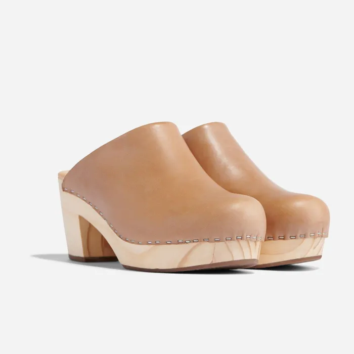 Women Nisolo Heels AllDay Heeled Clog Almond