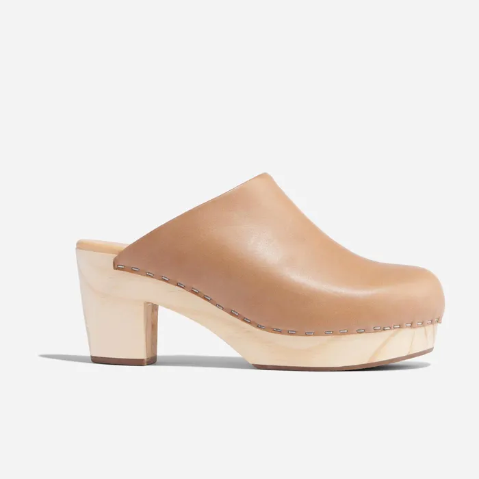 Women Nisolo Heels AllDay Heeled Clog Almond