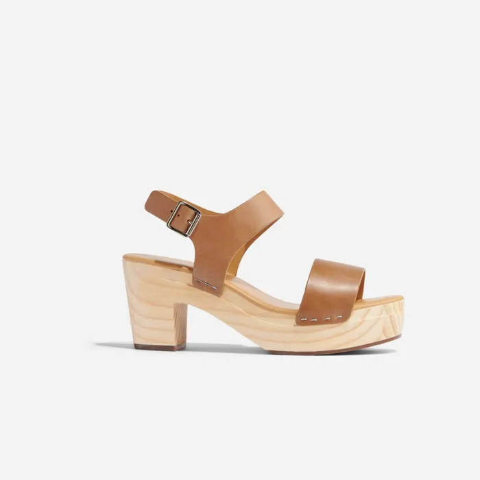 Women Nisolo Heels AllDay Open Toe Clog Almond