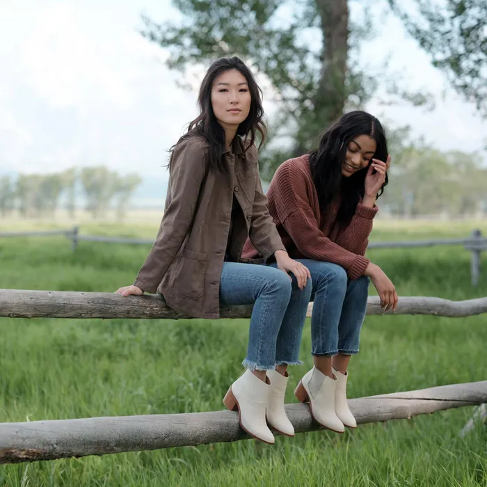 Women Nisolo Heels Dari Boot Bone
