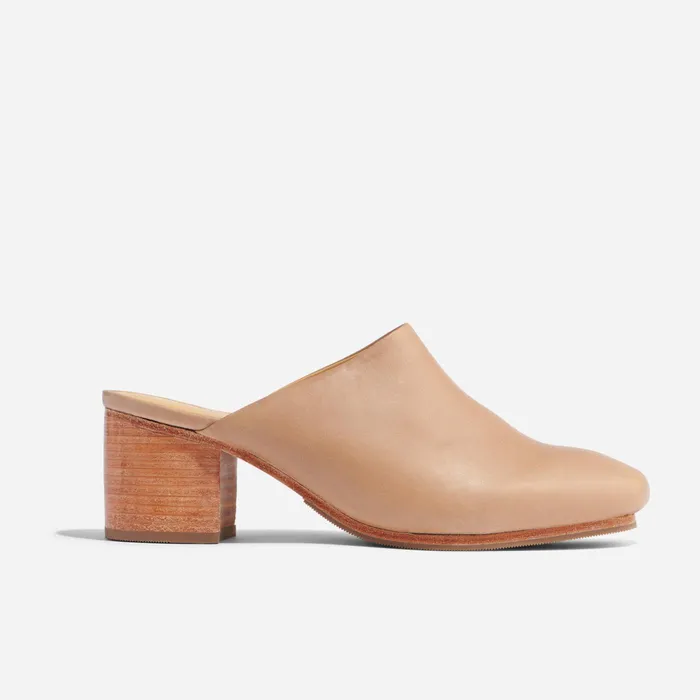 Women Nisolo Loafers and Mules AllDay Heeled Mule Almond