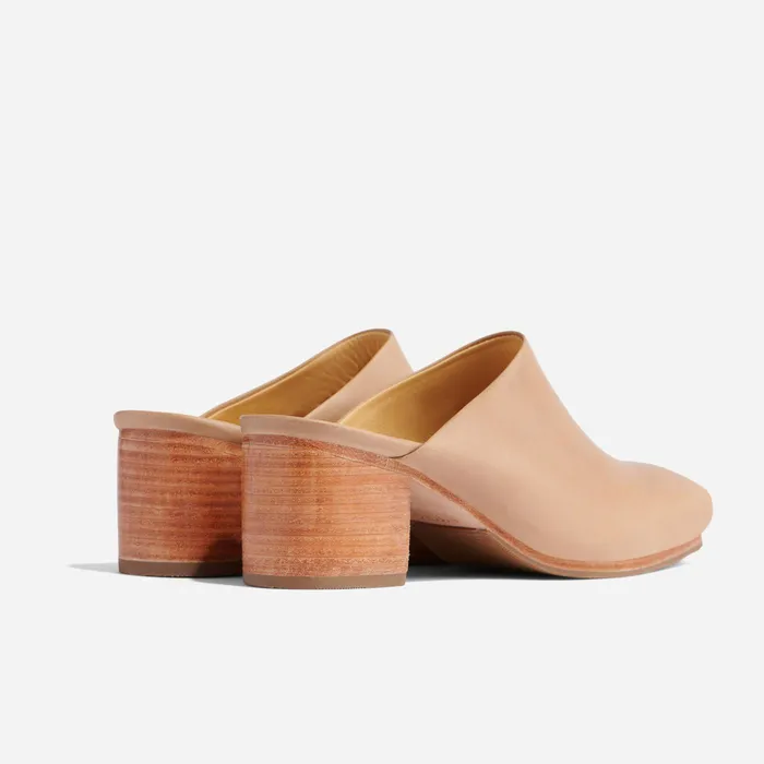 Women Nisolo Loafers and Mules AllDay Heeled Mule Almond