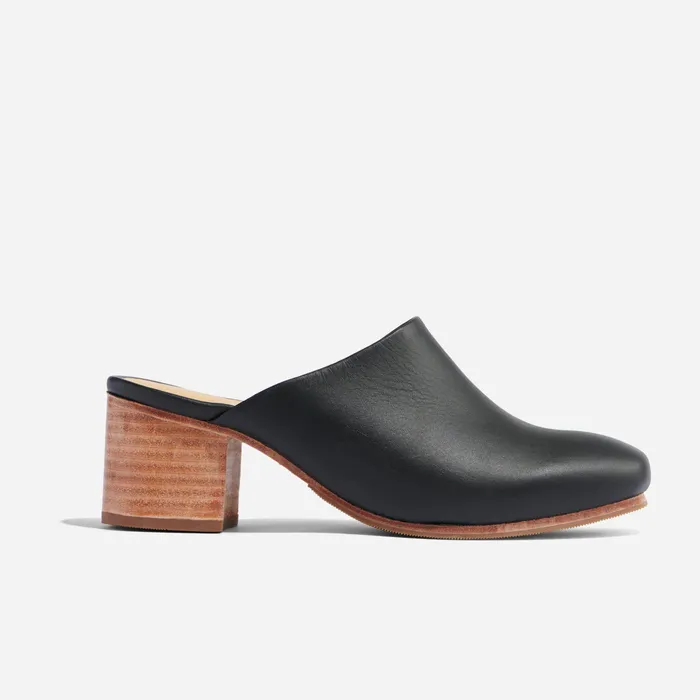 Women Nisolo Loafers and Mules AllDay Heeled Mule Black