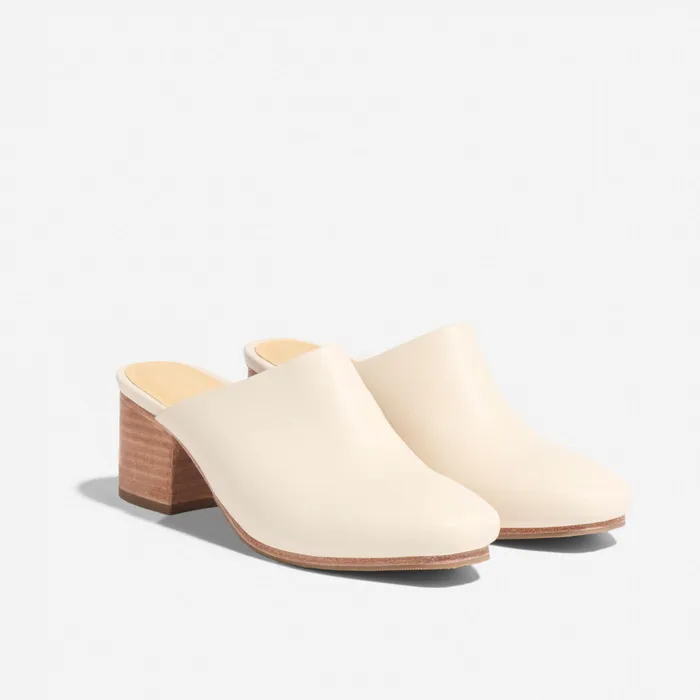 Women Nisolo Loafers and Mules AllDay Heeled Mule Bone