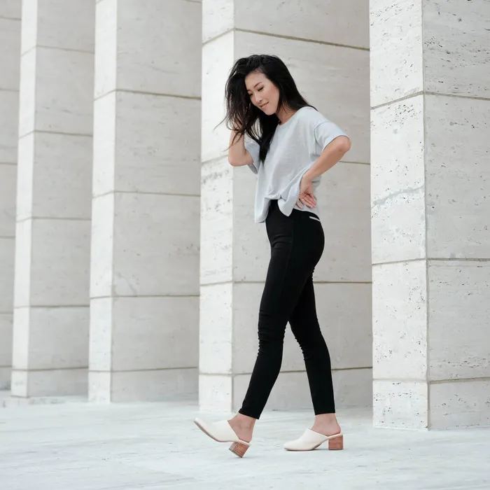 Women Nisolo Loafers and Mules AllDay Heeled Mule Bone