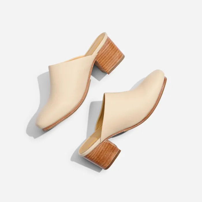 Women Nisolo Loafers and Mules AllDay Heeled Mule Bone