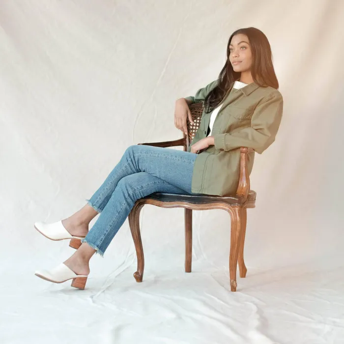 Women Nisolo Loafers and Mules AllDay Heeled Mule Bone