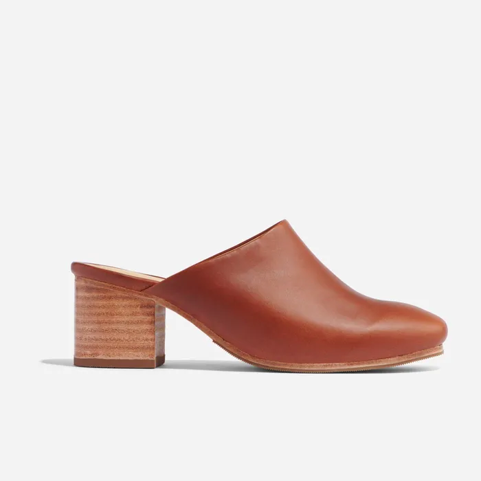 Women Nisolo Loafers and Mules AllDay Heeled Mule Brandy