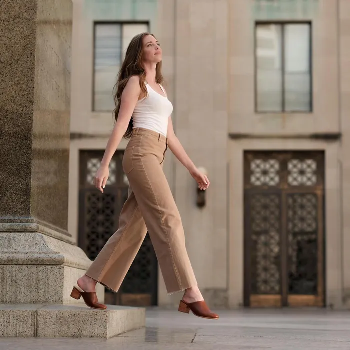 Women Nisolo Loafers and Mules AllDay Heeled Mule Brandy