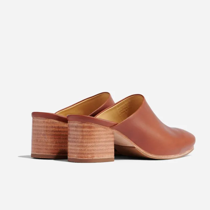 Women Nisolo Loafers and Mules AllDay Heeled Mule Brandy
