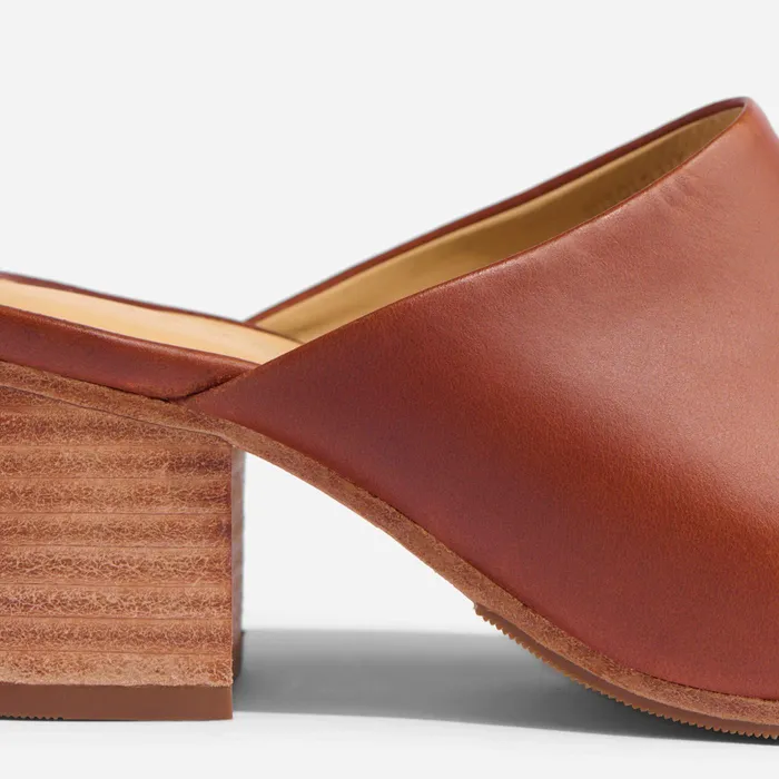 Women Nisolo Loafers and Mules AllDay Heeled Mule Brandy