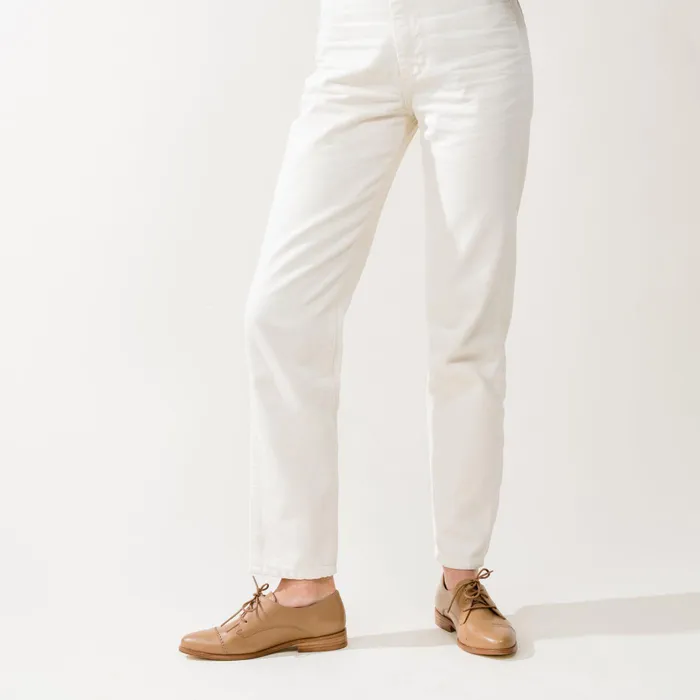 Women Nisolo Loafers and Mules Emilia Cap Toe Oxford Almond