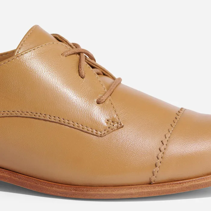 Women Nisolo Loafers and Mules Emilia Cap Toe Oxford Almond