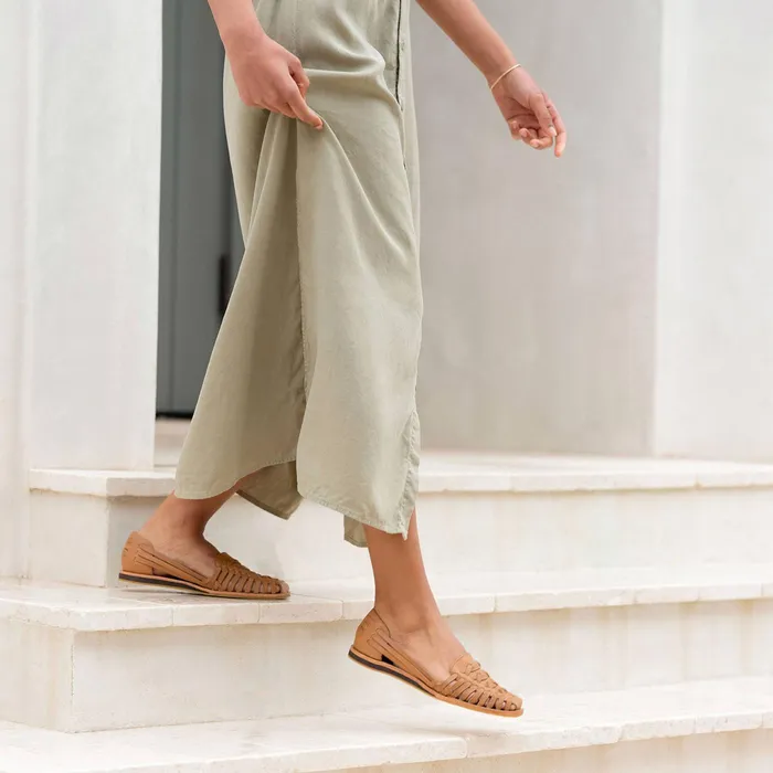 Women Nisolo Sandals Huarache Sandal Almond