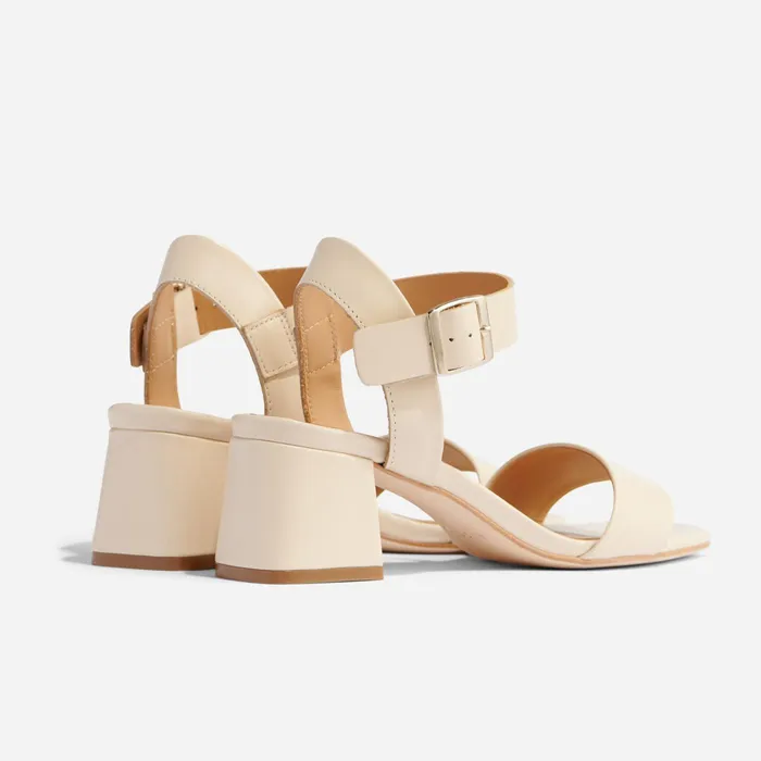 Women Nisolo Sandals Stella GoTo Block Heel Sandal Bone