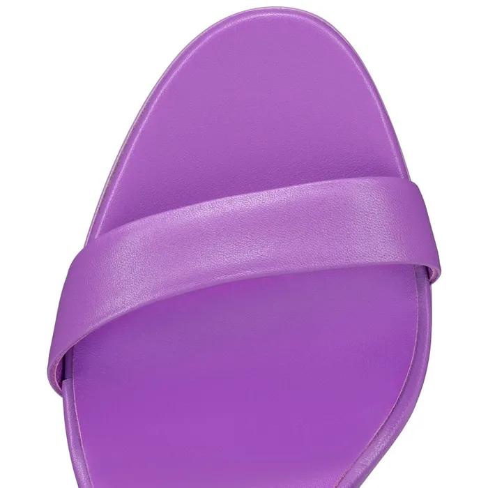 Women O Marylin 85 Mm Sandals 8211 Nappa Leather 8211 Frou Frou Purple Christian Louboutin Sandals and Slides