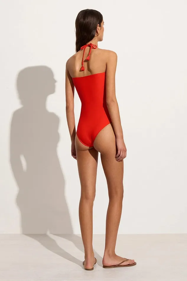 Women Ola One Piece Salsa 8211 Final Sale Faithfull The Brand Swim Women Ola One Piece Salsa 8211 Final Sale Faithfull The Brand Swim