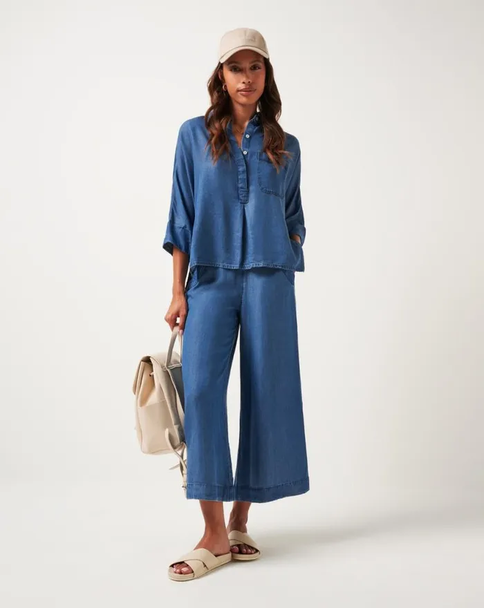 Women OLD HAVANA PANT Copen Blue TravisMathew Pants