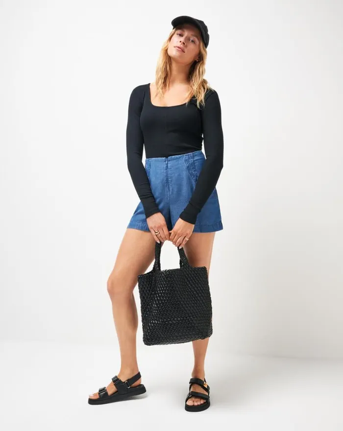 Women OLD HAVANA SHORT Copen Blue TravisMathew Shorts