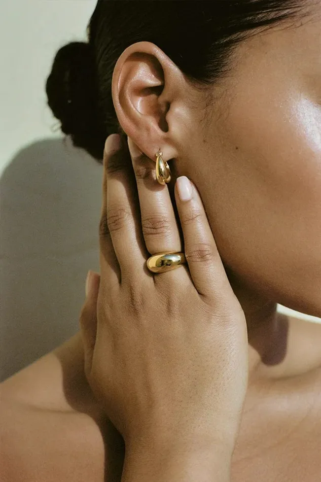 Women Oli Ring Gold Faithfull The Brand Accessories Women Oli Ring Gold Faithfull The Brand Accessories