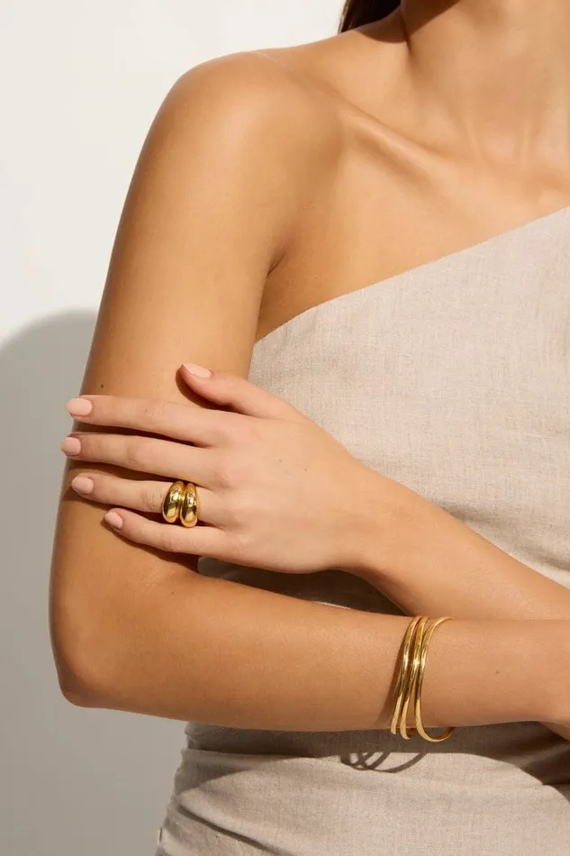 Women Oli Ring Gold Faithfull The Brand Accessories Women Oli Ring Gold Faithfull The Brand Accessories