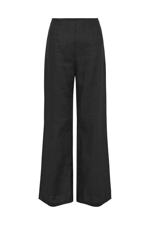 Women Ottavio Pants Plain Black Faithfull The Brand Pants Women Ottavio Pants Plain Black Faithfull The Brand Pants