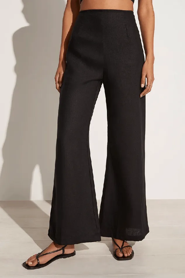Women Ottavio Pants Plain Black Faithfull The Brand Pants Women Ottavio Pants Plain Black Faithfull The Brand Pants