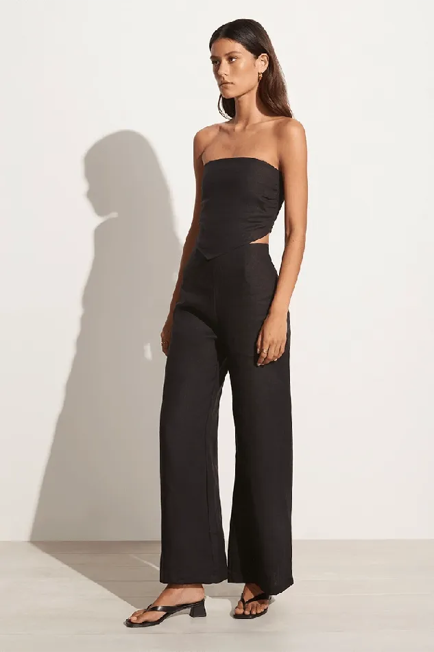 Women Ottavio Pants Plain Black Faithfull The Brand Pants Women Ottavio Pants Plain Black Faithfull The Brand Pants