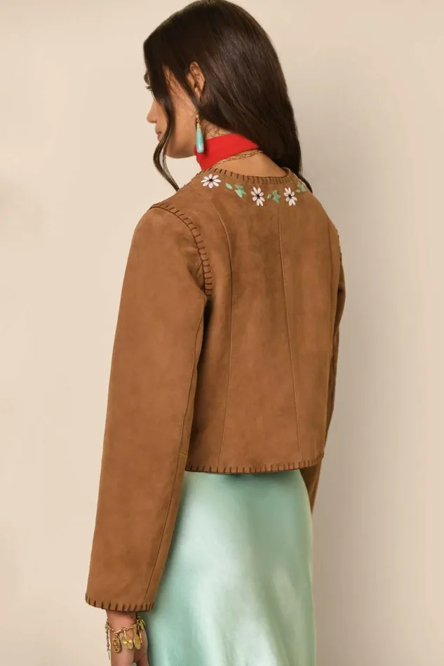 Women Outerwear RIXO Marianne Tan Women Outerwear RIXO Marianne Tan