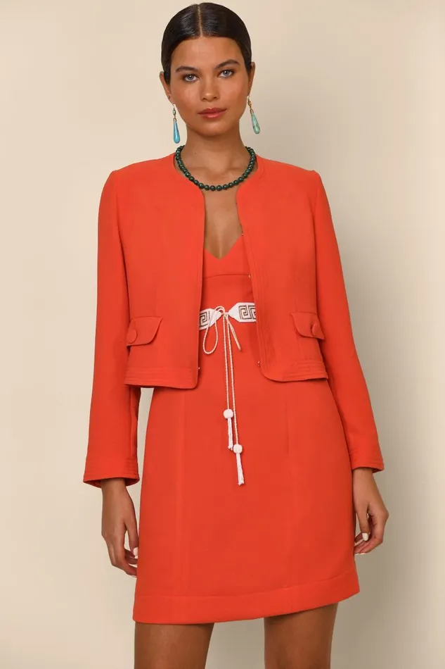 Women Outerwear RIXO Maryanne Red