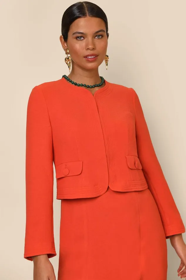 Women Outerwear RIXO Maryanne Red