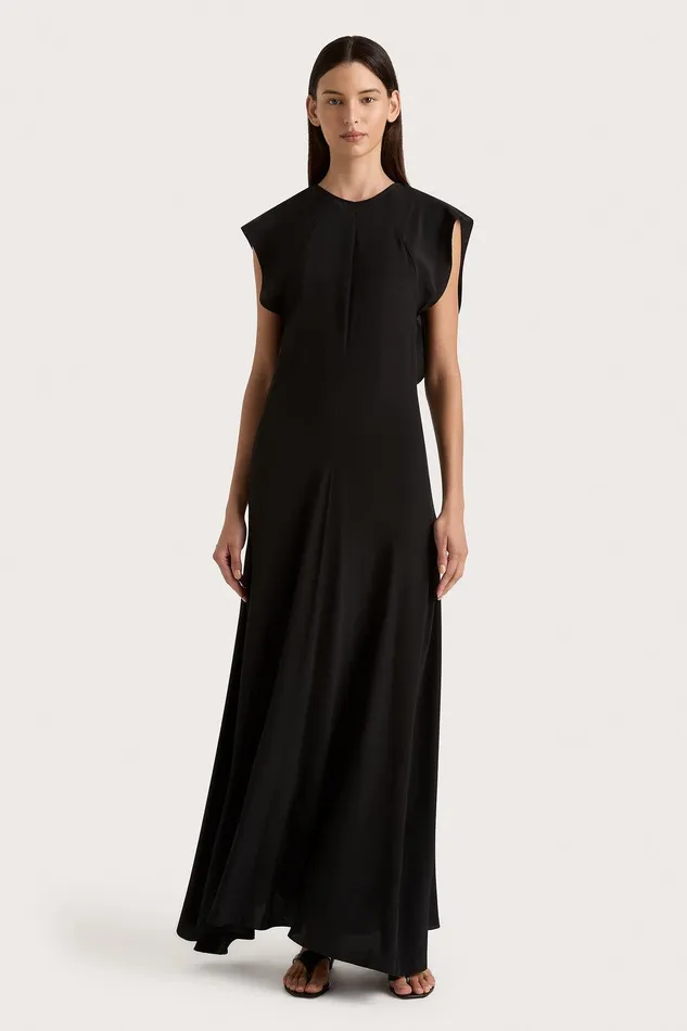 Women Paloma Maxi Dress Black Faithfull The Brand Dresses
