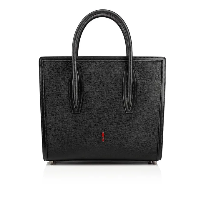 Women Paloma Medium Top Handle Bag 8211 Calf Leather 8211 Black Black Christian Louboutin Top Handles