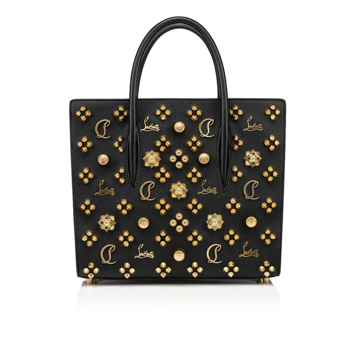 Women Paloma Medium Top Handle Bag 8211 Grained Calf Leather And Spikes Loubinthesky Seville 8211 Black Black Christian Louboutin Shoulder Bags Women Paloma Medium Top Handle Bag 8211 Grained Calf Leather And Spikes Loubinthesky Seville 8211 Black Black Christian Louboutin Shoulder Bags