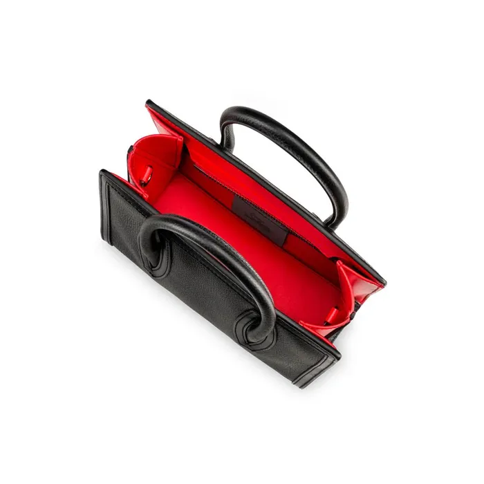 Women Paloma Mini Top Handle Bag 8211 Calf Leather 8211 Black Black Christian Louboutin Top Handles