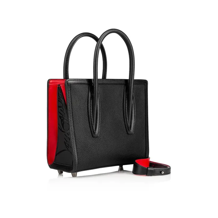 Women Paloma Mini Top Handle Bag 8211 Calf Leather 8211 Black Black Christian Louboutin Top Handles